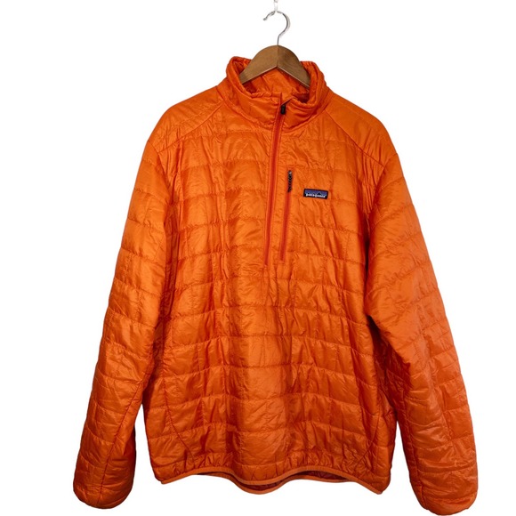 Patagonia Other - Patagonia Men's Nano Puff Pullover Half Zip Insulated Jacket in Orange XXL